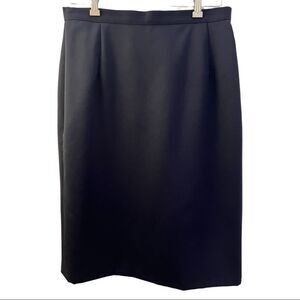 100% new wool skirt Jacques Vert Size 6 women’s navy skirt , lined UK Brand EUC
